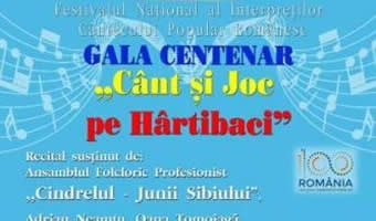 Junii Sibiului vor susține un recital folcloric în cadrul Galei Centenar „Cânt și Joc pe Hârtibaci” de la Agnita