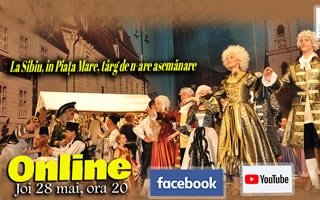 Primul spectacol de teatru muzical coregrafic marca Junii Sibiului  difuzat online, pe Facebook și pe Youtube