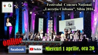 Prima ediție a Festivalului „LUCREȚIA CIOBANU” este difuzată  online timp de trei săptămâni